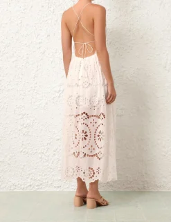 Discount ZIMMERMANN Lexi Embroidered Slip Dress