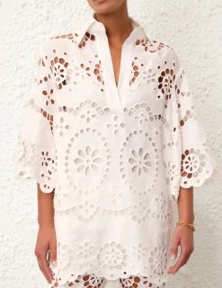 ZIMMERMANN Lexi Embroidered Tunic