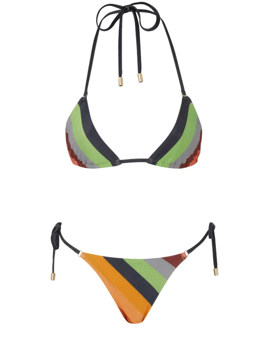Online ZIMMERMANN Lexi Lurex Mini Tri Bikini