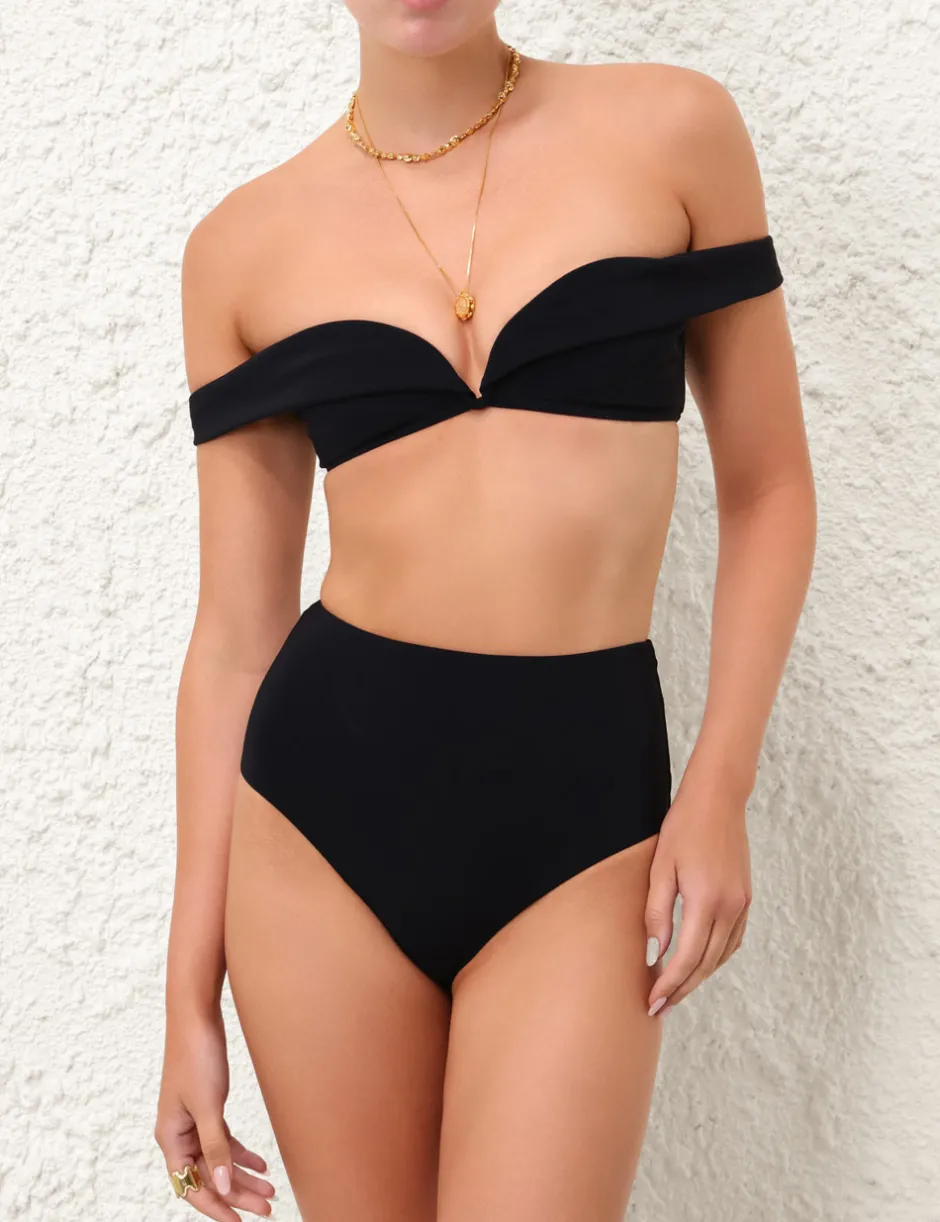 Outlet ZIMMERMANN Lexi Off Shoulder Bikini