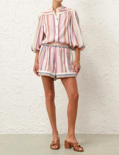 Best ZIMMERMANN Lexi Relaxed Stripe Short