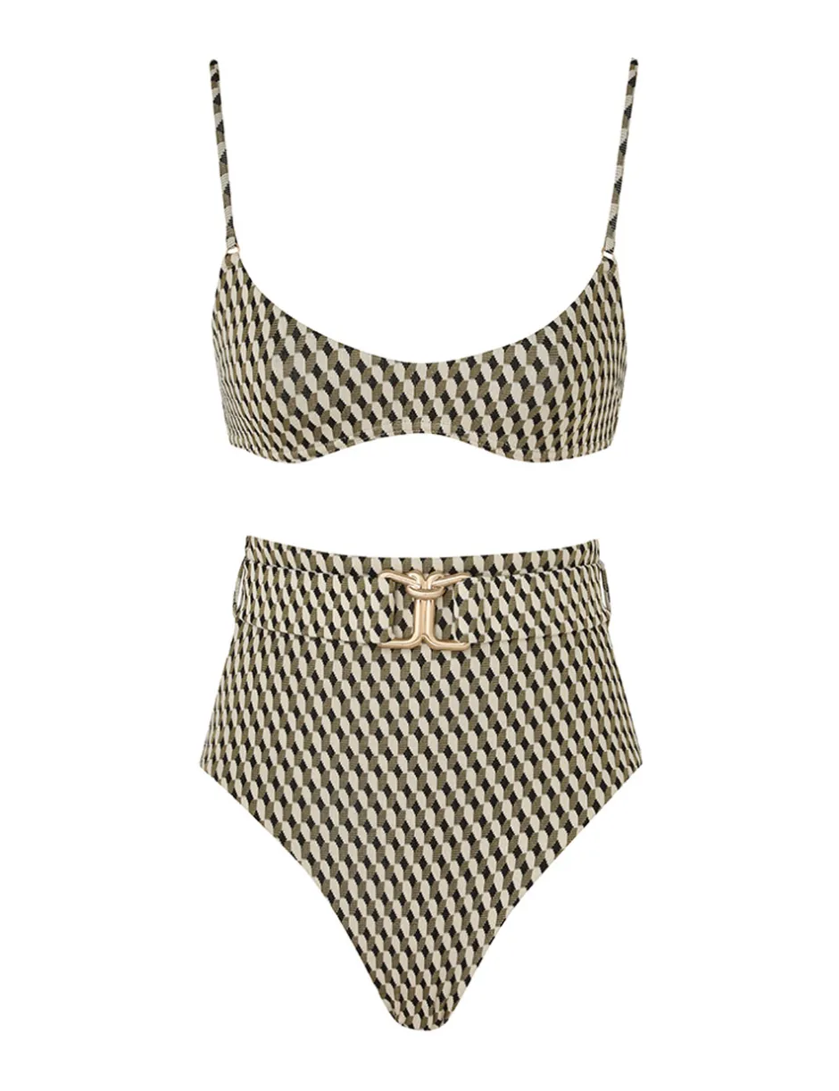 ZIMMERMANN Lexi Textured Scoop Bikini