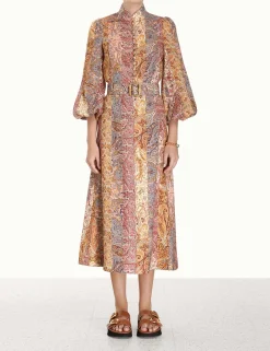 New ZIMMERMANN Luminosity A-Line Midi Skirt