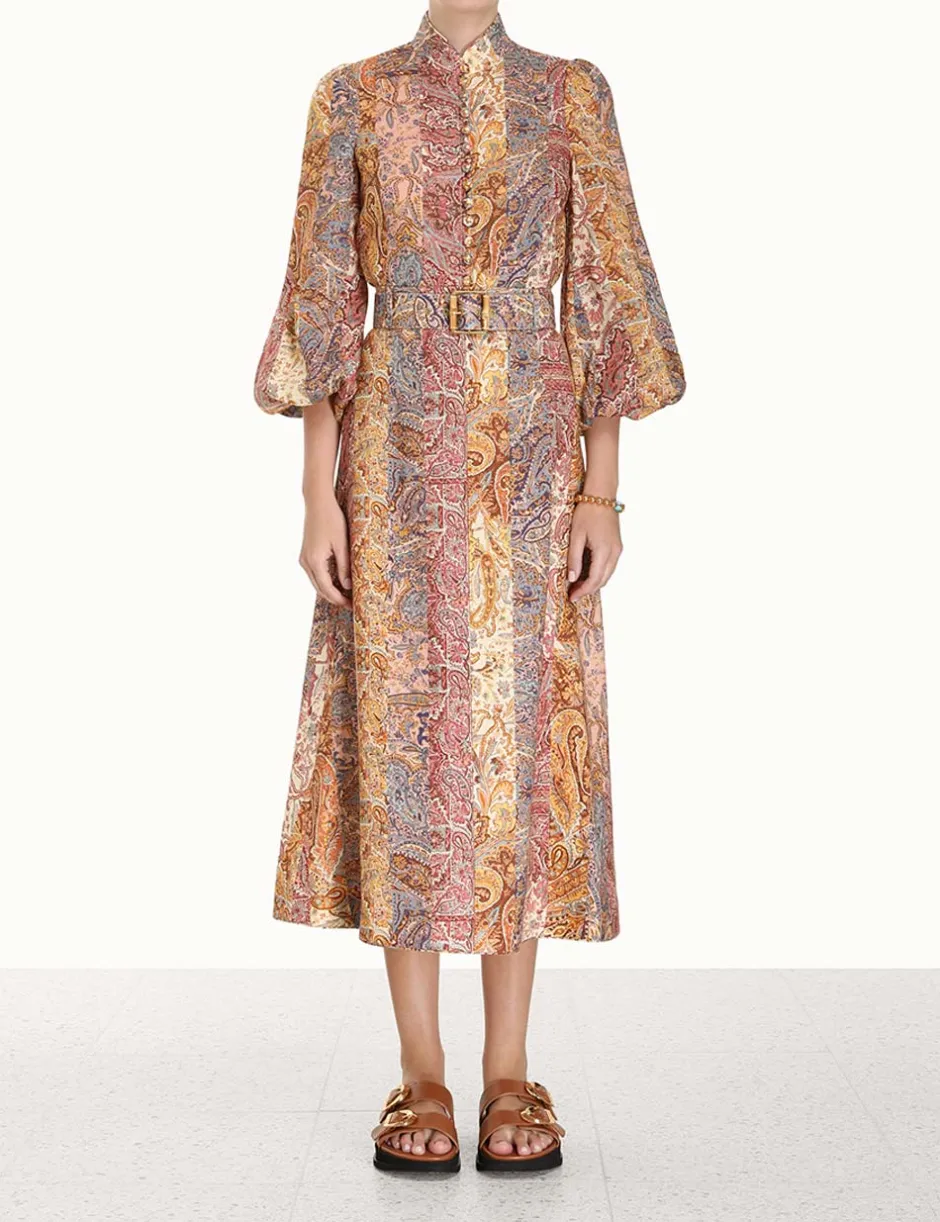 New ZIMMERMANN Luminosity A-Line Midi Skirt