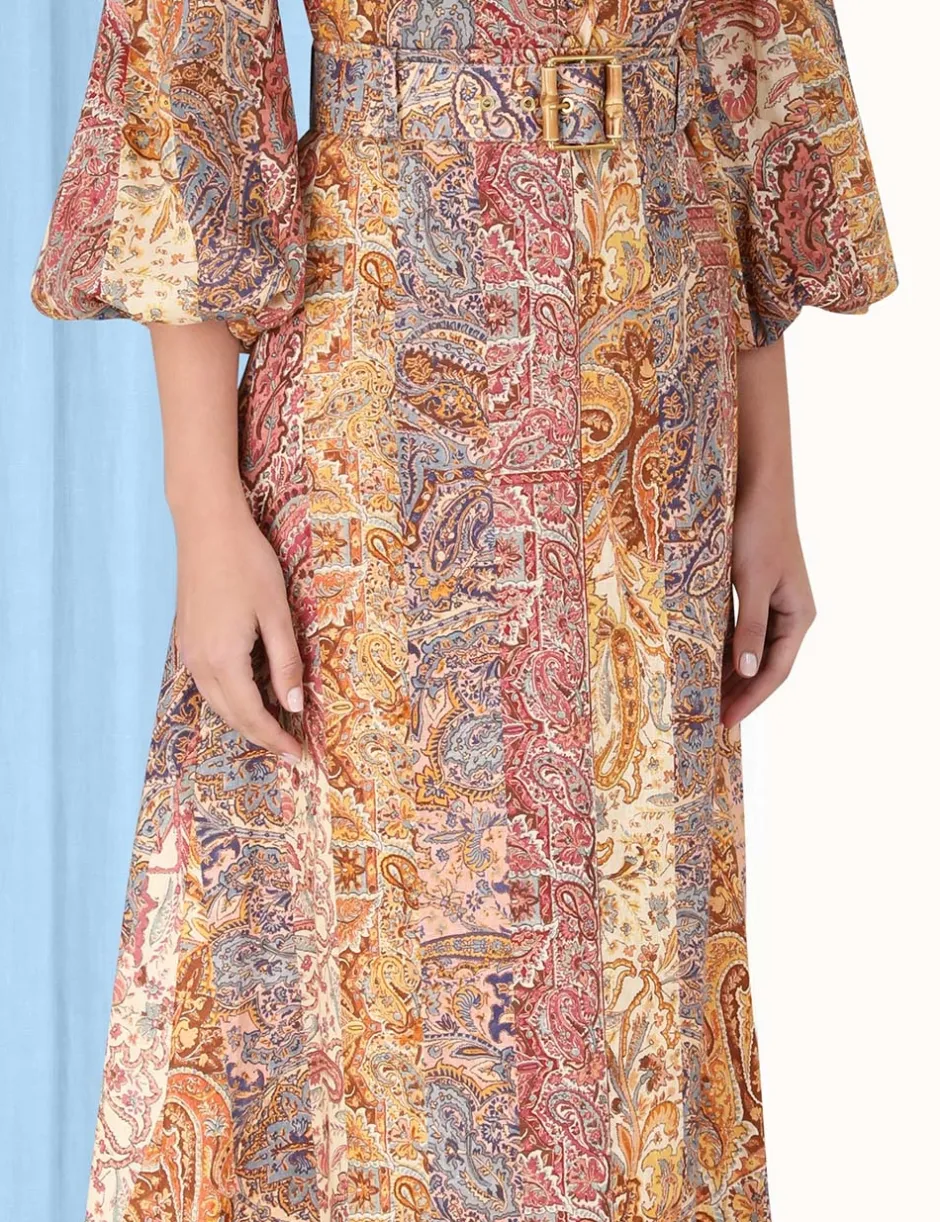New ZIMMERMANN Luminosity A-Line Midi Skirt