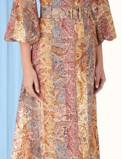 Hot ZIMMERMANN Luminosity A-Line Midi Skirt