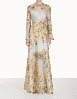 Hot ZIMMERMANN Luminosity Bias Slip Dress