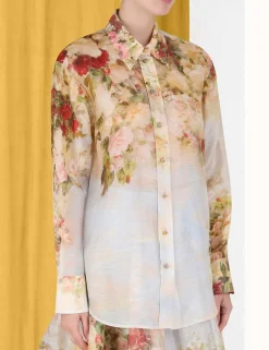 Clearance ZIMMERMANN Luminosity Button Up Shirt