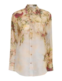 Clearance ZIMMERMANN Luminosity Button Up Shirt