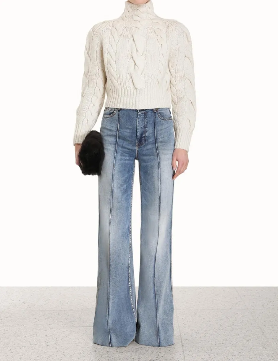 New ZIMMERMANN Luminosity Cable Sweater