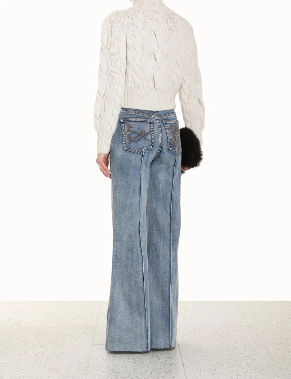 Sale ZIMMERMANN Luminosity Cable Sweater