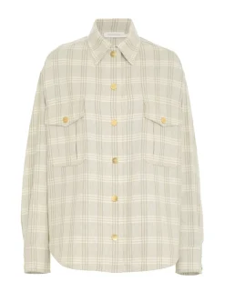 Outlet ZIMMERMANN Luminosity Check Shirt