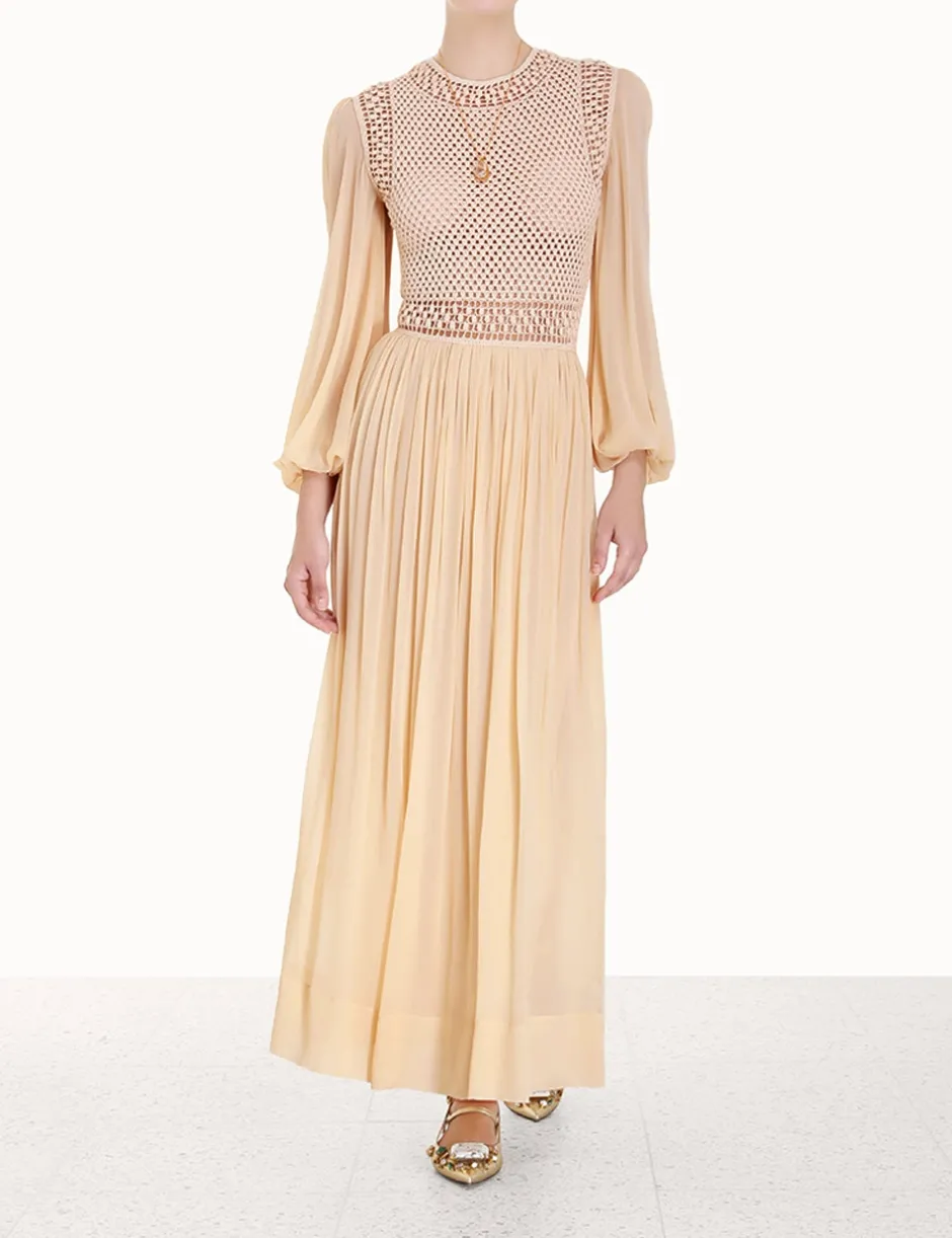 Best ZIMMERMANN Luminosity Crochet Bodice Midi