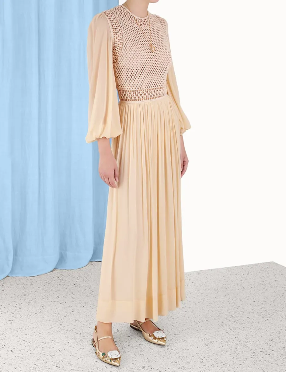 Best ZIMMERMANN Luminosity Crochet Bodice Midi