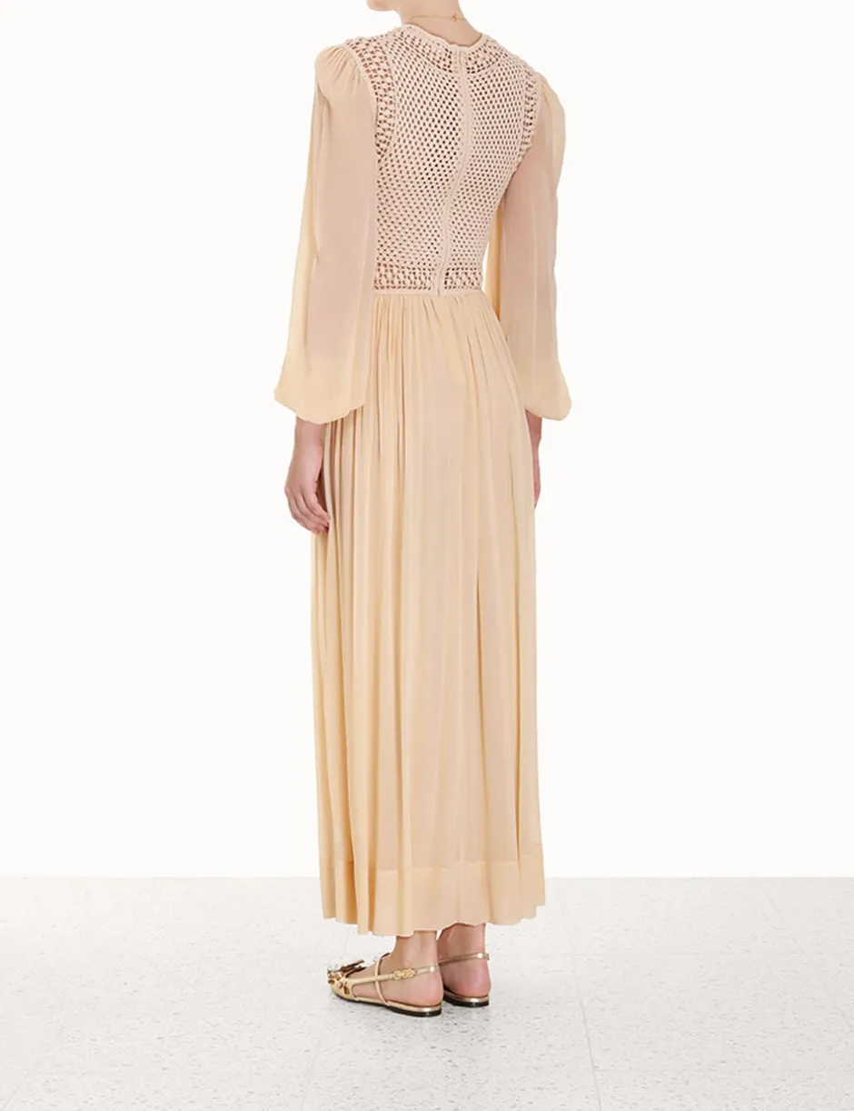 Best ZIMMERMANN Luminosity Crochet Bodice Midi