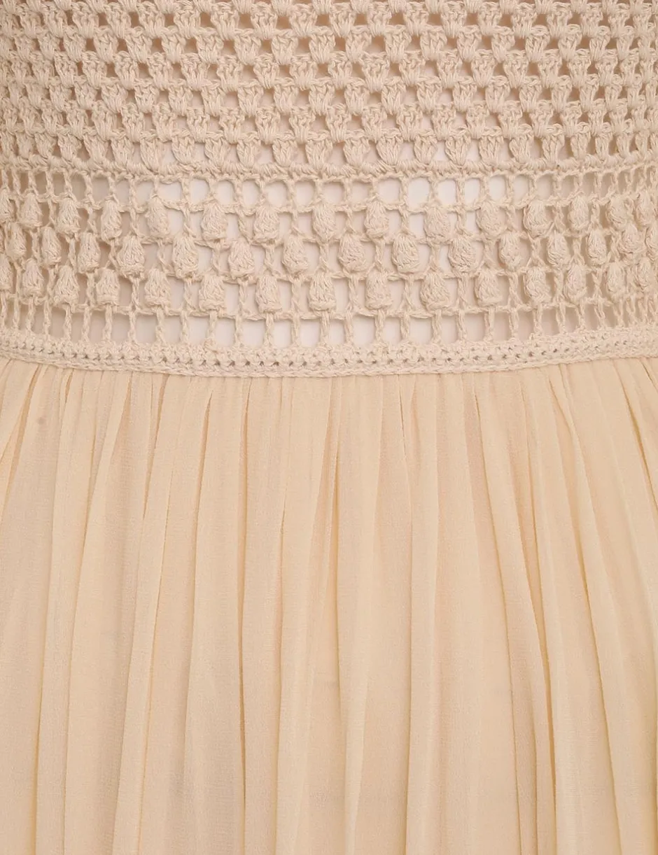 Clearance ZIMMERMANN Luminosity Crochet Bodice Midi