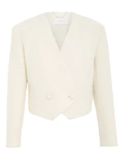 Best ZIMMERMANN Luminosity Cropped Blazer