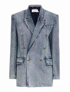Sale ZIMMERMANN Luminosity Denim Blazer