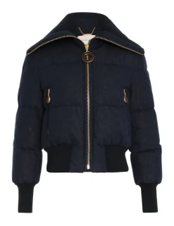 Discount ZIMMERMANN Luminosity Denim Down Jacket