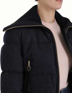Discount ZIMMERMANN Luminosity Denim Down Jacket