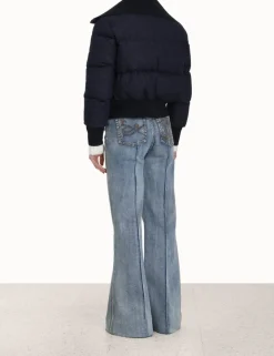 ZIMMERMANN Luminosity Denim Down Jacket