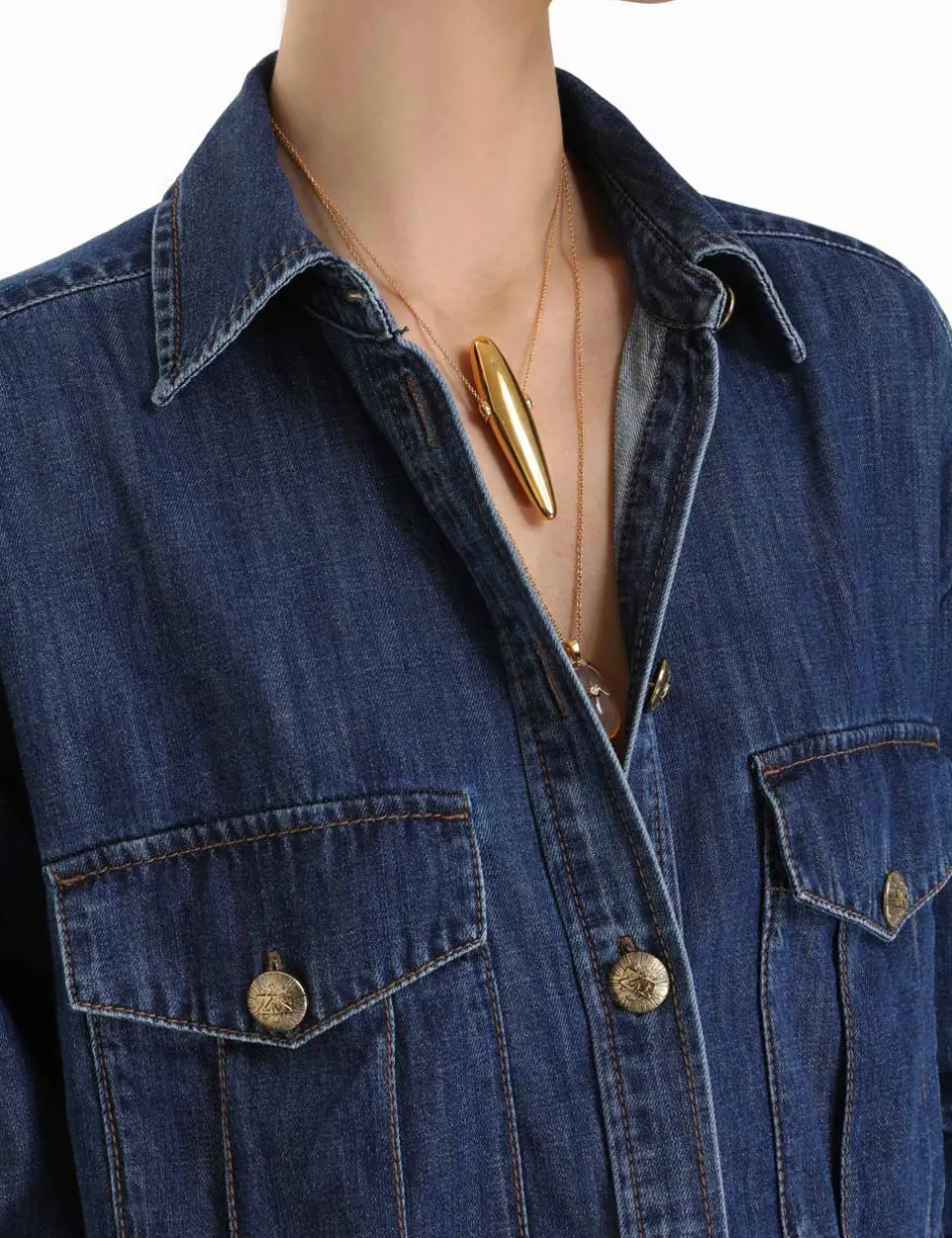ZIMMERMANN Luminosity Denim Shirt