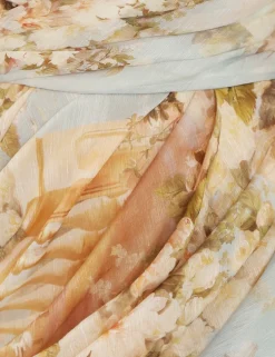 New ZIMMERMANN Luminosity Drape Mini Dress