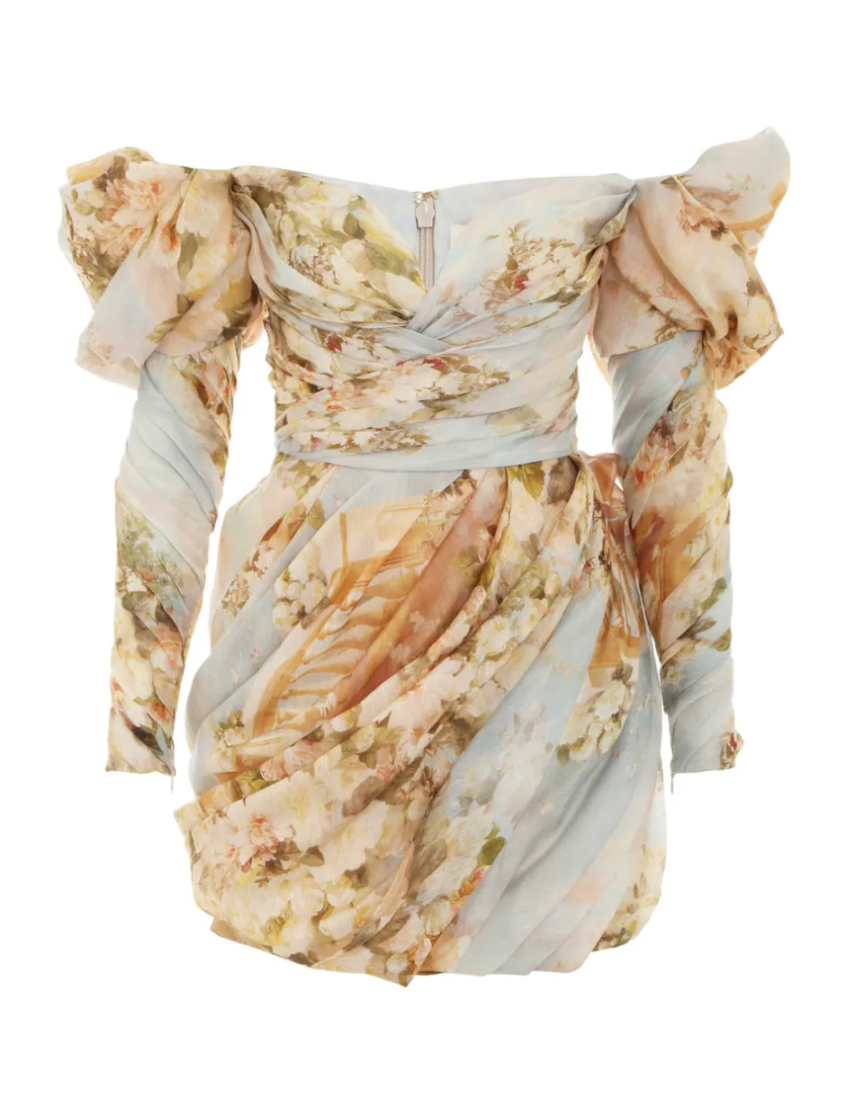 Outlet ZIMMERMANN Luminosity Drape Mini Dress