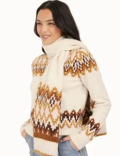 Outlet ZIMMERMANN Luminosity Fair Isle Scarf
