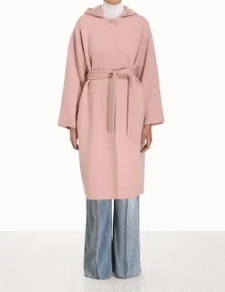 Clearance ZIMMERMANN Luminosity Felted Hooded Coat