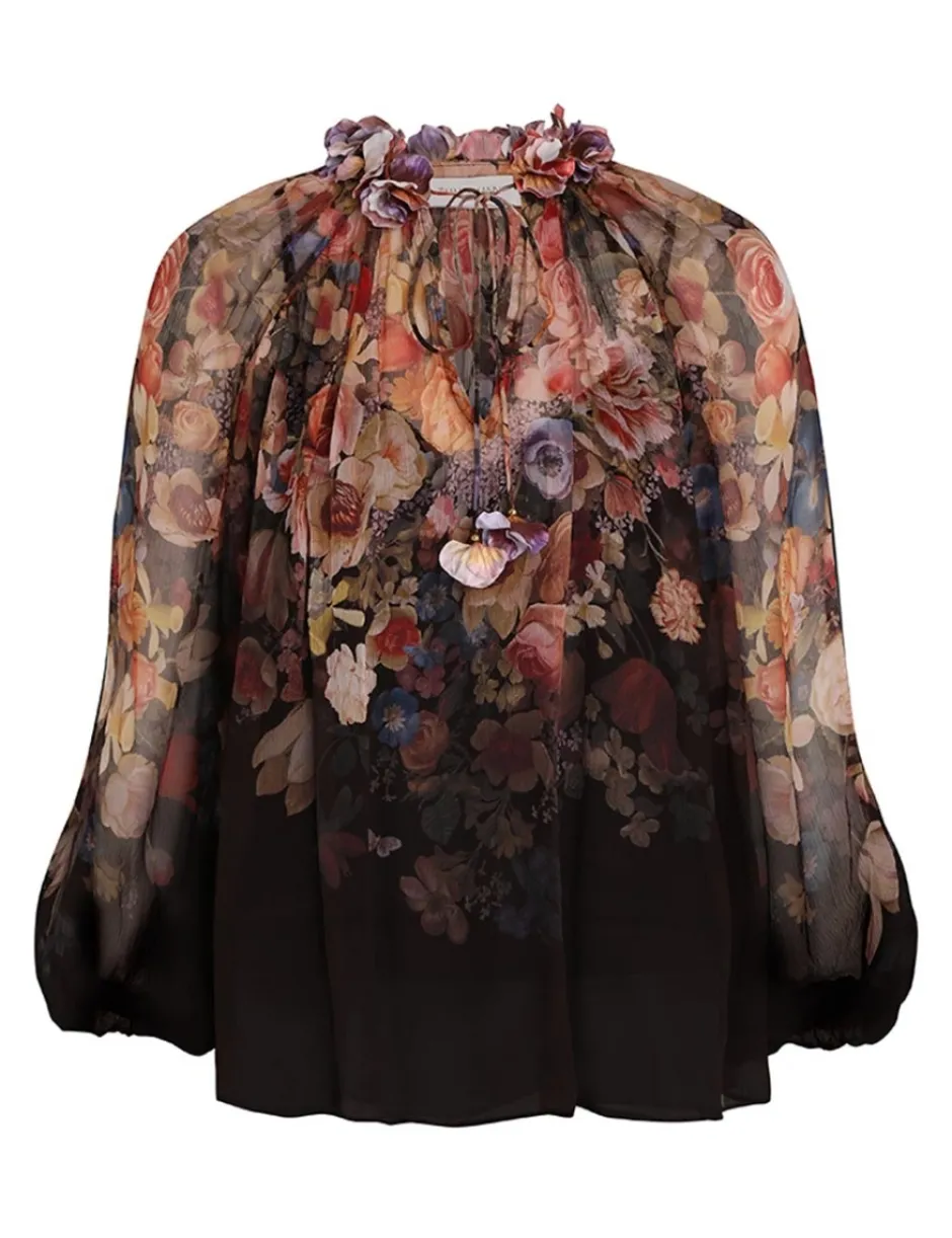 Online ZIMMERMANN Luminosity Floral Blouse