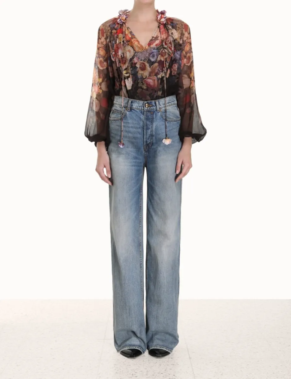 Online ZIMMERMANN Luminosity Floral Blouse