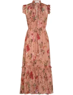 Clearance ZIMMERMANN Luminosity Flutter Dress