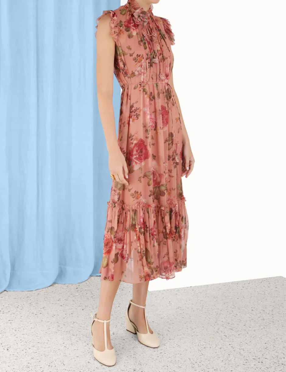 Clearance ZIMMERMANN Luminosity Flutter Dress