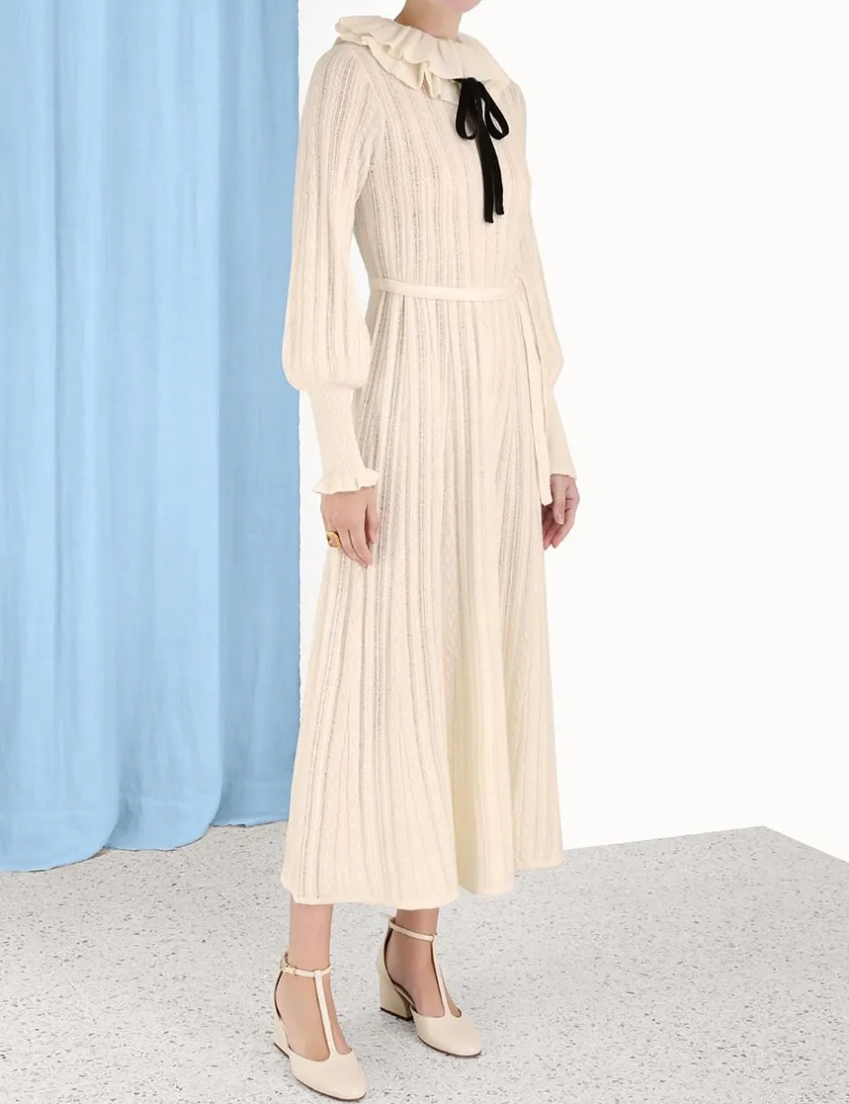 New ZIMMERMANN Luminosity Frill Neck Dress