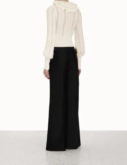 Discount ZIMMERMANN Luminosity Frill Neck Sweater