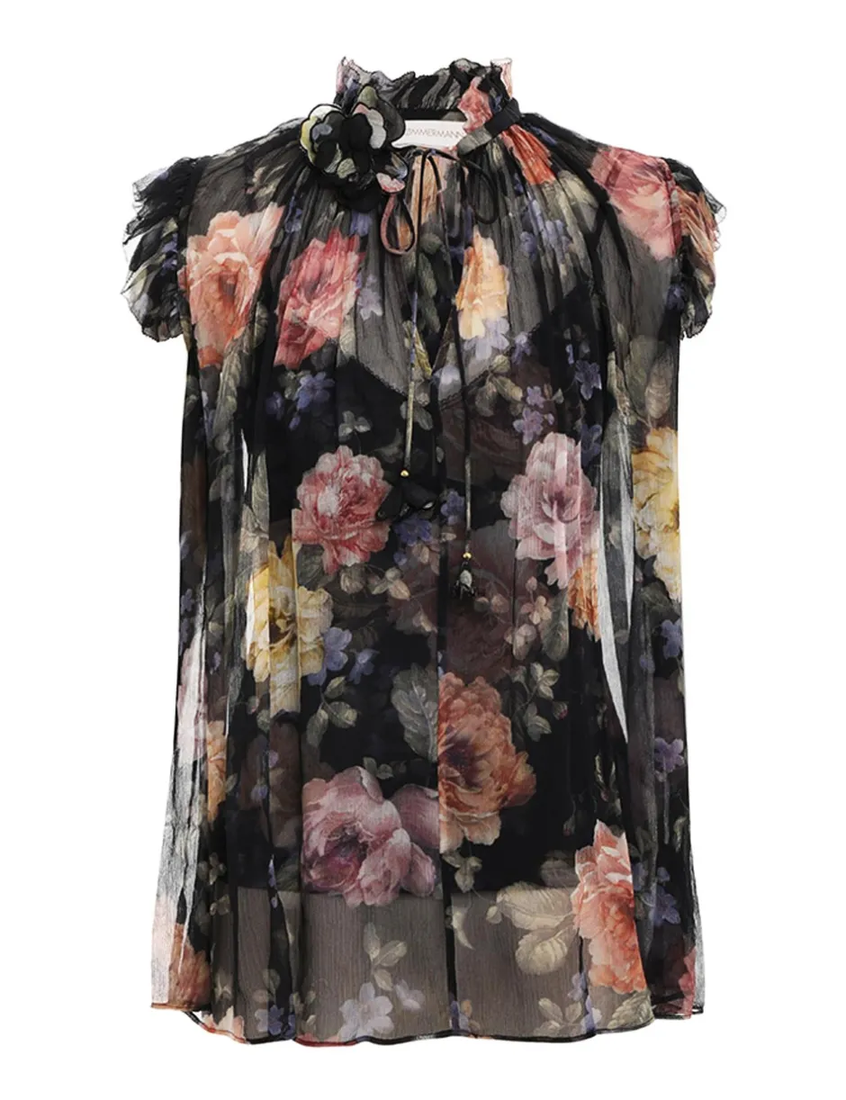 Best ZIMMERMANN Luminosity Frilled Tank