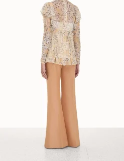 Clearance ZIMMERMANN Luminosity Gathered Blouse
