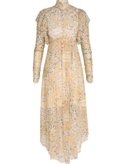 Best ZIMMERMANN Luminosity Gathered Midi Dress