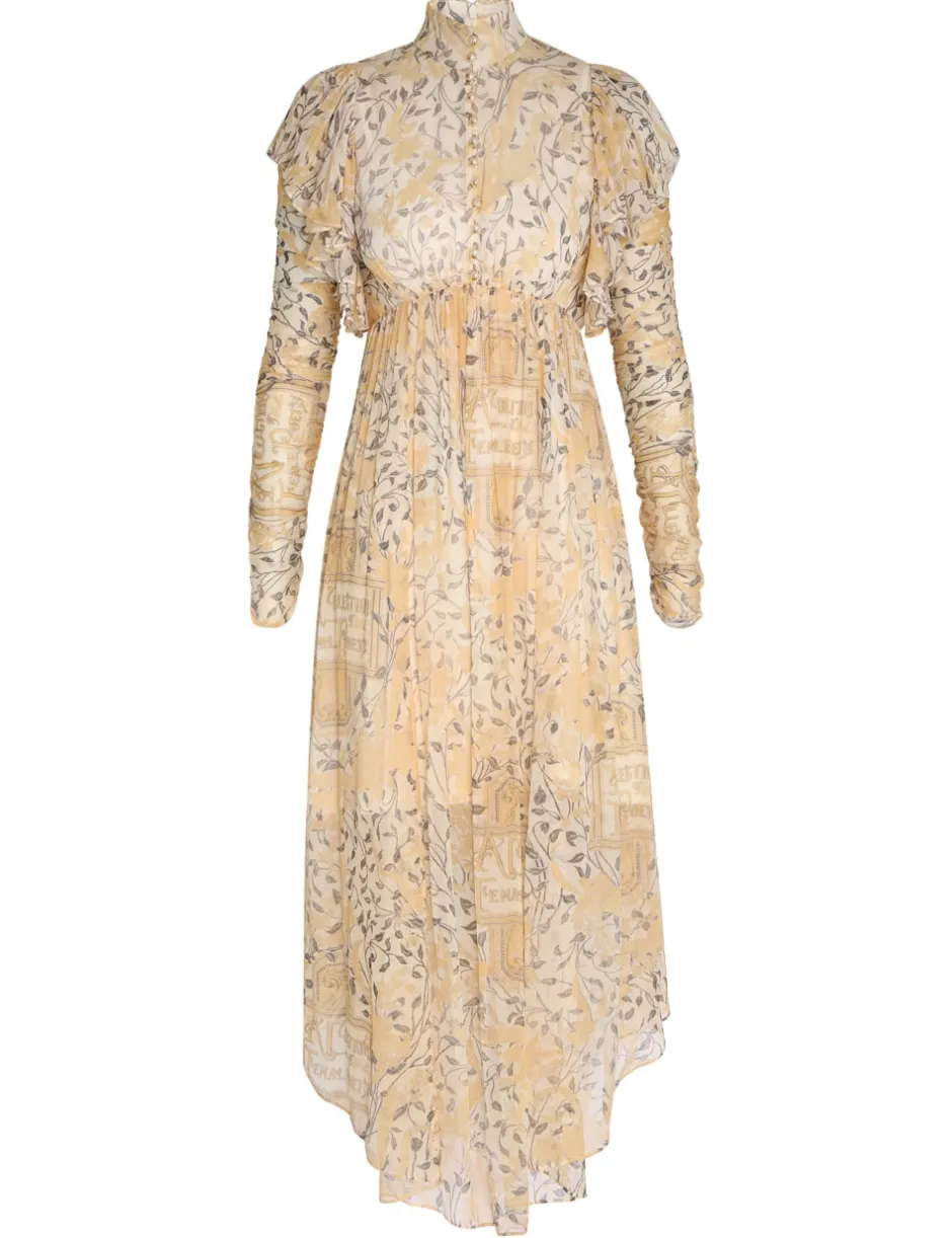 Best ZIMMERMANN Luminosity Gathered Midi Dress