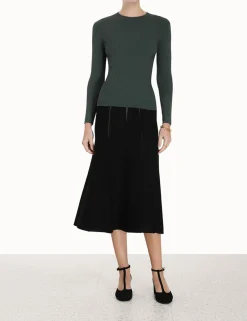 Sale ZIMMERMANN Luminosity Knit Panelled Skirt
