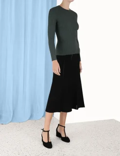 New ZIMMERMANN Luminosity Knit Panelled Skirt