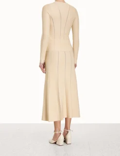 Online ZIMMERMANN Luminosity Knit Panelled Top