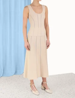 Hot ZIMMERMANN Luminosity Knit Panelled Tank