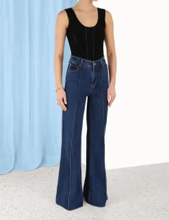 Outlet ZIMMERMANN Luminosity Knit Panelled Tank