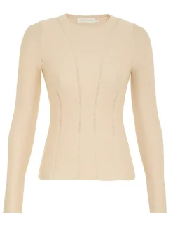 Hot ZIMMERMANN Luminosity Knit Panelled Top