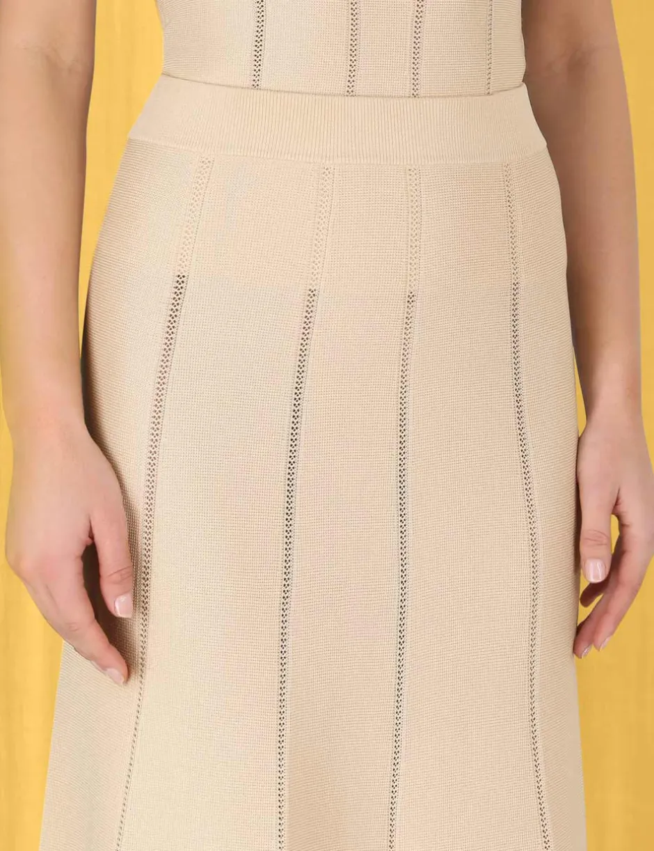 Best ZIMMERMANN Luminosity Knit Panelled Skirt