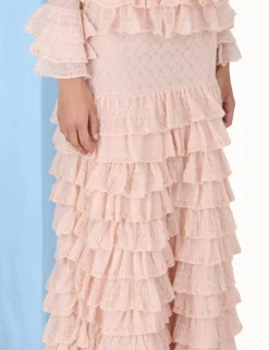 Outlet ZIMMERMANN Luminosity Lace Frill Skirt