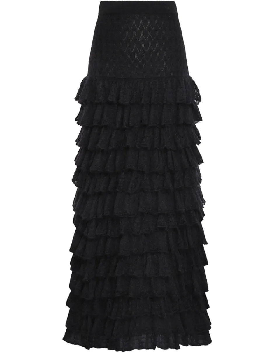 Online ZIMMERMANN Luminosity Lace Frill Skirt
