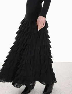 Online ZIMMERMANN Luminosity Lace Frill Skirt